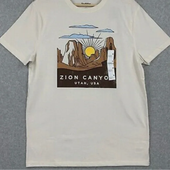 🆕 Goodfellow & Co Shirt Zion National Park T Shirt - Picture 1 of 1